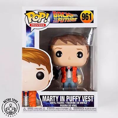 Buy FUNKO POP! MARTY IN PUFFY WEST Movies 961 Back To The Future BTTF NEW & ORIGINAL PACKAGING • 12.91£