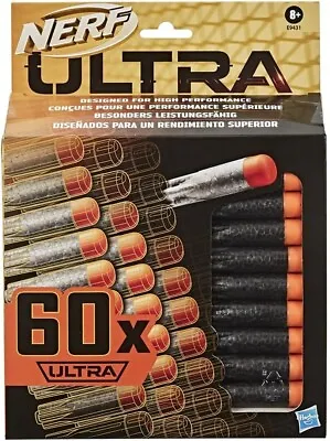 Buy Nerf Ultra 60-Pack Dart Refill - Official Nerf - Compatible With Ultra Blasters • 7.99£