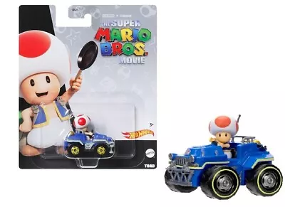 Buy Hot Wheels Mario Kart - 1/64 Metal Car - Toad Quad Figures Mario The Movie • 13.35£