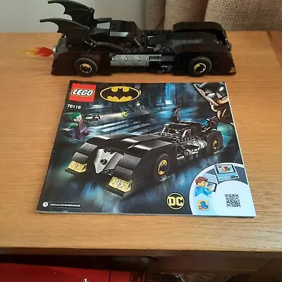 Buy Lego DC Batman Pursuit Of The Joker 76119 With Instructions NO MINIFIGURES  • 18£