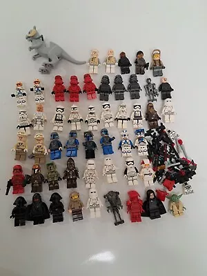Buy Large Bundle  Star Wars Lego X50 Minifigures & Weapons 100% Official   • 200£