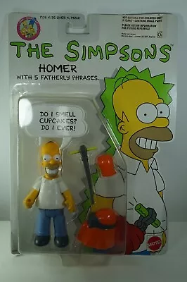 Buy Mattel The Simpsons HOMER SIMPSON Figure Radioactive Gear MOC 1990 NEW ! • 84.95£