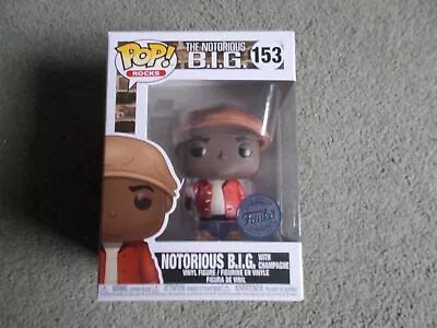 Buy Funko Pop Rocks The Notorious B.I.G With Champagne #153 NEW • 19.99£