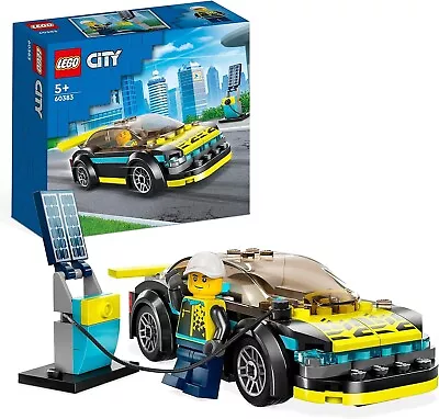 Buy LEGO City Electric Sports Car Toy For 5 Plus Years Old Boys And Girls, Race Car • 22.99£