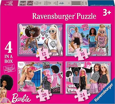 Buy Ravensburger 3174 Barbie Jigsaw Puzzles For Kids Age 3 Years Up-4 In A Box 12,  • 10.65£