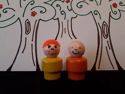 Buy Vintage Fisher Price Wooden Little People • 4.99£