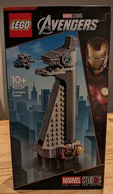 Buy LEGO Marvel Studios The Avengers Tower Set 40334 New & Sealed Rare Quick Post • 31.99£