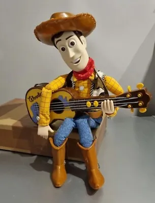 Buy Rare Toy Story 2 Strummin Singing Woody With Guitar 17  Figure / Doll 1999 • 20.95£