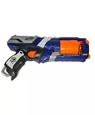 Buy Nerf N-Strike Elite Strongarm Blaster Soft Dart Toy Gun Blue And Orange  • 8.49£