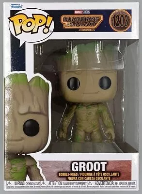 Buy #1203 Groot Marvel Guardians Of The Galaxy 3 Funko POP With POP Protector • 12.74£