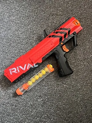Buy NERF Rival Apollo XV-700 Blaster Red With Extended 7 Round Magazine + 7 Balls • 11.95£