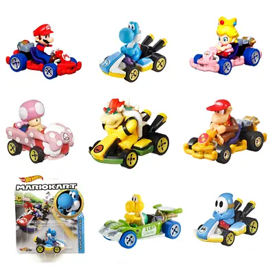 Buy Hot Wheels Mario Kart Collectible Diecast Character Cars Figures Brand New 2023 • 10.99£