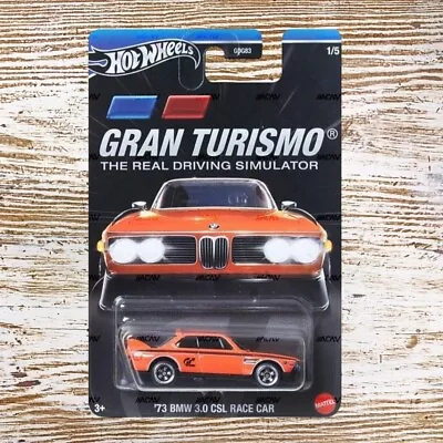 Buy 2024 Hot Wheels '73 BMW 3.0 CSL Race Car Orange Gran Turismo  • 13£