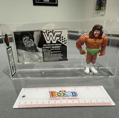 Buy WWF Hasbro Ultimate Warrior Series 1 Graded UKG 85% 1990 • 250£