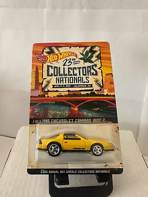 Buy Hot Wheels 23rd Annual Collectors Nationals 1985 Chevy Camaro Iroc Z #3948 A8 • 67.02£