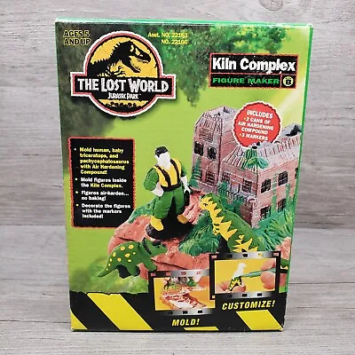 Buy Jurassic Park Lost World Kiln Complex Figure Maker Site B Kenner 1996 New Sealed • 48.02£