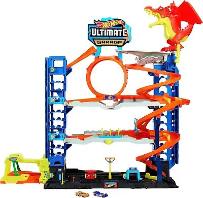 Buy Hot Wheels Ultimate Garage City Playset With Multi-Level Racetrack, 3 Foot... • 107.90£