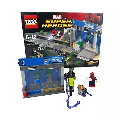 Buy Lego Spider-Man 76082 ATM Heist Battle With Box Instructions Retired • 17.09£