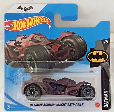 Buy Bnib Hot Wheels Dc Batman 2021 Arkham Knight Batmobile Toy Car Vehicle Gift Kids • 5.50£