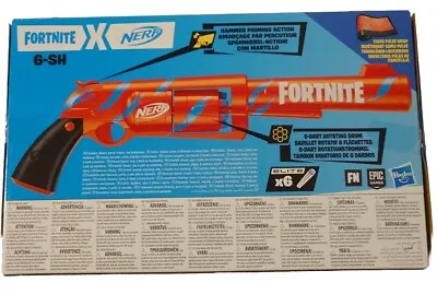 Buy Nerf Fortnite 6-SH Blaster BNIB Slight Tear On The Box See Description - UK  • 10.75£