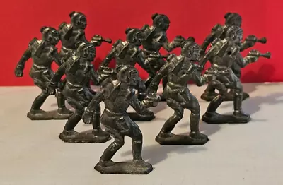Buy 1940's Buck Rogers 9pc Lead Cadet Figures Lot • 56.70£