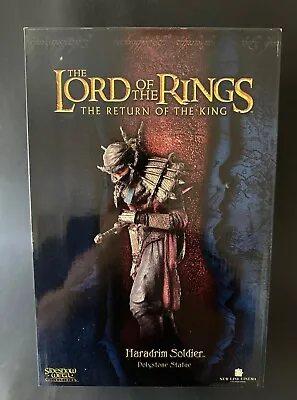 Buy Lord Of The Rings Haradrim Soldier Statue 30cm Weta Sideshow Ltd 4000 • 161.20£
