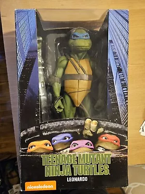 Buy Neca 1/4 TMNT Leonardo Turtles Movie Figure • 100£