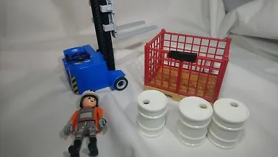 Buy Playmobil 5257 Forklift Truck Forklift For Construction, Airport Or Cargo Ship • 13.99£