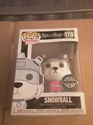 Buy Rick And Morty - Snowball Flocked Exclusive Pop! Animation Figure #178 VAULTED • 15£