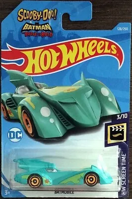 Buy Hot Wheels 2019 #128 BATMOBILE Brave And The Bold SCOOBY-DOO MINT LONG CARD • 9.95£