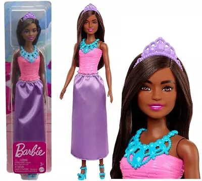 Buy BARBIE PRINCESS DOLL Purple Dress HGR02 Mattel • 39.20£