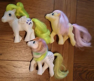 Buy G1 Vintage ITALY My Little Pony MLP Bundle Lot Surprise Confetti Posey • 28.78£
