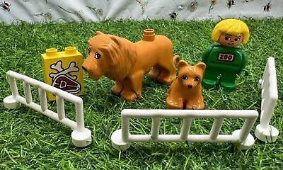 Buy Lego Duplo Safari Zoo Animals Adult Lion Moving Neck, Baby, Zookeeper & More • 11.49£