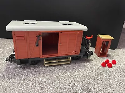 Buy Playmobil RC Train - Brown Freight Car Box Wagon 4111 - G Scale LGB. Good C. • 75£