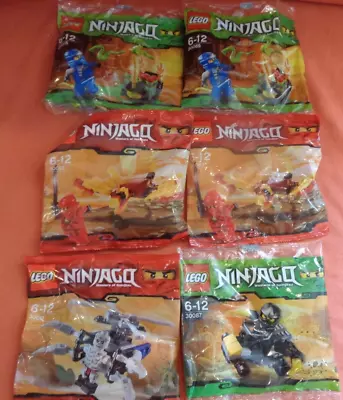 Buy Lego Ninjago 30081 30083 30085 30087  Polybags New And Sealed X 6 • 24.99£