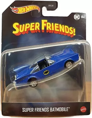 Buy Hot Wheels  Super Friends Batmobile  Dc Comics Batman 1:50 Scale  2021 Dkl20 • 12.50£