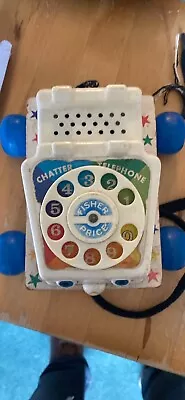 Buy Vintage Fisher-Price Pull Along Telephone - For Parts • 0.50£