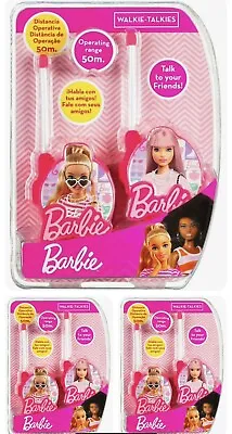 Buy New Children Walkie Talkies 2 Pcs Barbie Walkie Talkie Set (50M Range,xmas Gift) • 14.99£