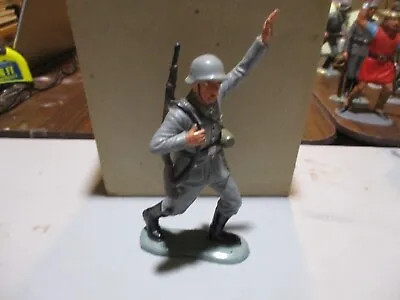 Buy MARX Toys 6 Inch Hard Plastic Factory Painted German Soldier #2 • 24.01£