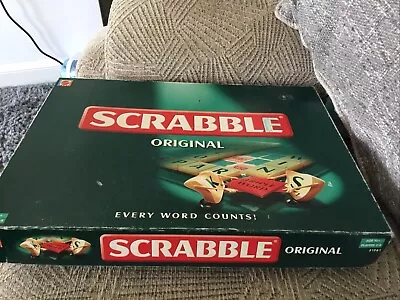 Buy SCRABBLE Original Vintage Game By Mattel 1999 Edition 100% Complete With Bag • 10.14£