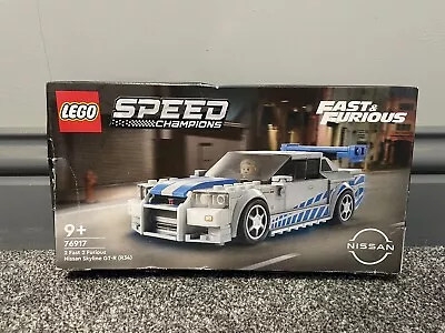 Buy LEGO SPEED CHAMPIONS: 2 Fast 2 Furious Nissan Skyline GT-R (R34) (76917) - New ✅ • 13.68£
