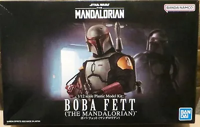 Buy Bandai Boba Fett 1/12 Scale Plastic Model Kit Figure Star Wars Mandalorian • 45£