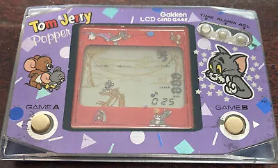 Buy Rare Gakken Tom & Jerry Popper 1983 LCD Electronic Game - Tested And Working • 30£