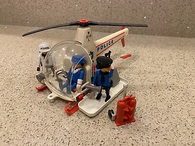 Buy Playmobil Helicopter-Police  3144v1 Vintage 80’s • 8.99£