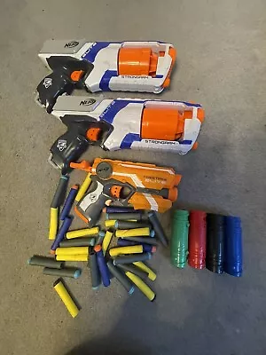 Buy Nerf Gun Bundle Strongarm And Elite With Bullets • 5£