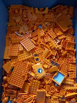 Buy Genuine Lego 500g Bundle Orange Bricks Plates Pieces Joblot Excellent Condition • 8.95£