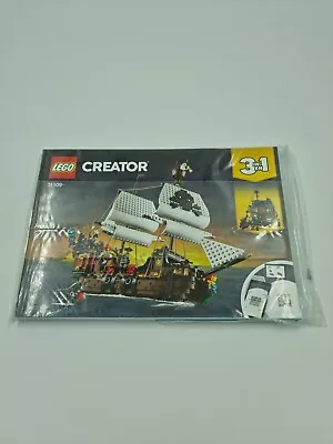 Buy Lego Creator Modular Pirate Ship 31109 INSTRUCTIONS ONLY  NEW (S2) • 8.99£