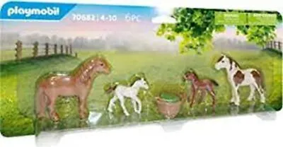 Buy Playmobil 70682 Country Pony Farm Ponies With Foals Clearance Bargain In Stock • 5.95£