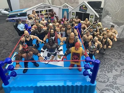 Buy Wwe Mattel Retro With Custom Figures Ring In Your House • 1,800£