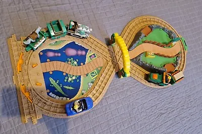 Buy Fisher Price Geotrax On The Go Zoo Playset Pull Along Trains • 20£